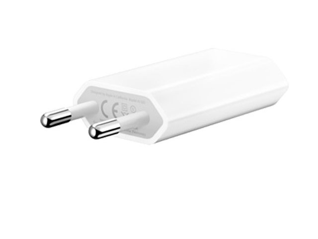 Зарядное устройство Apple USB Power Adapter универсальное (сетевое, 1A, 5W, белое)