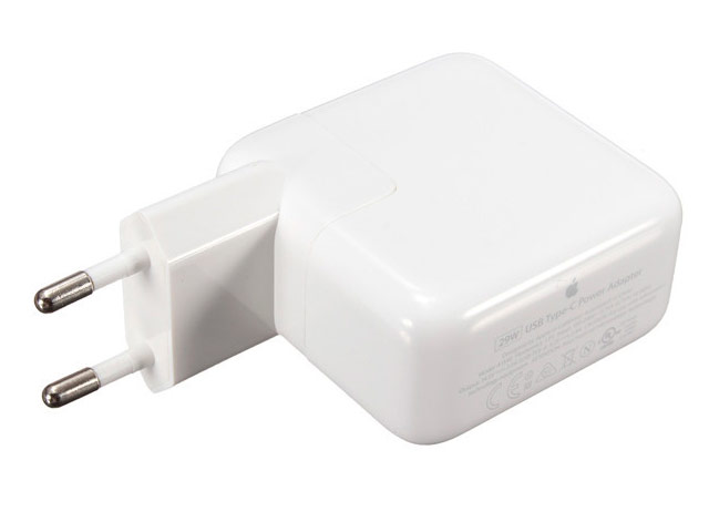 Блок питания Apple USB-C Power Adapter для ноутбука (сетевой, USB Type C, 29W)