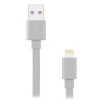 USB-кабель candywirez flat lightning сable (серый, 1.5 м, Lightning, MFi)
