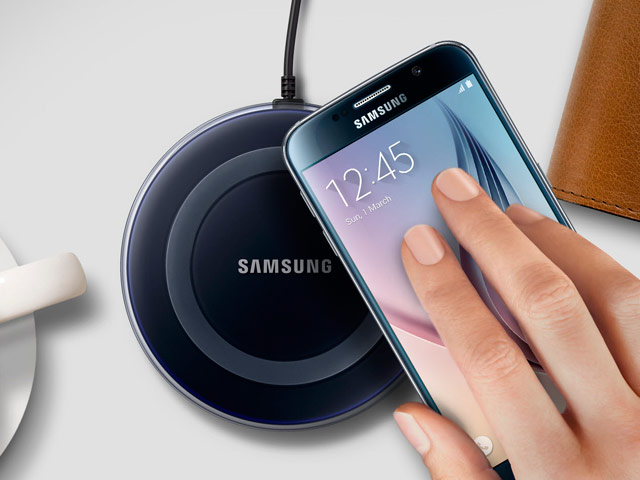 Беспроводное зарядное устройство Samsung Fast Wireless Charger (черное, стандарт QI)