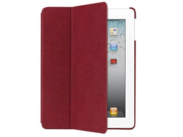 Чехол Ozaki iCoat Notebook для Apple new iPad/iPad 2 (красный, кожанный)