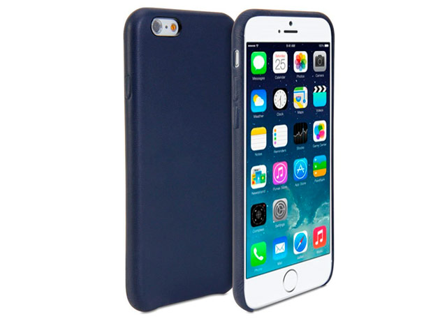 Чехол Yotrix PremiumCase для Apple iPhone 6/6S (Navy Leather, кожаный)