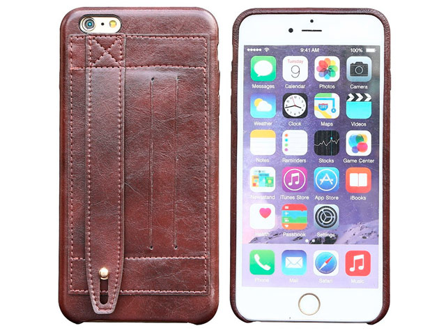 Чехол Yotrix PremiumCase для Apple iPhone 6/6S (Brown Leather, кожаный)