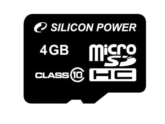 Флеш-карта Silicon Power microSDHC (4Gb, microSD, Class 10)