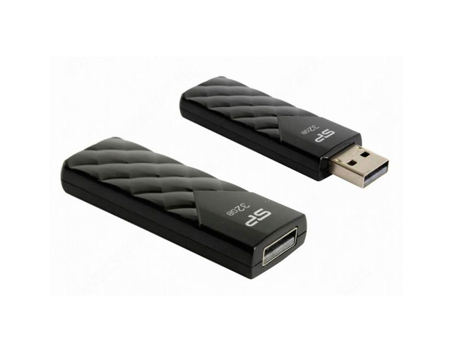 Флеш-карта Silicon Power USB Ultima U03 (4Gb, USB 2.0, черная)