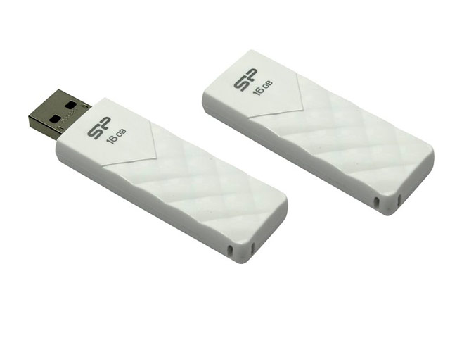 Флеш-карта Silicon Power USB Ultima U03 (4Gb, USB 2.0, белая)