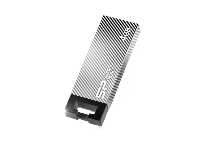 Флеш-карта Silicon Power USB Touch 835 (4Gb, USB 2.0, серебристая)