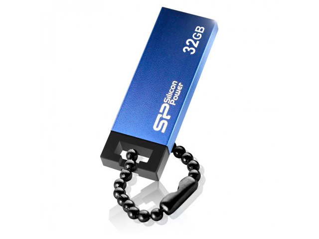 Флеш-карта Silicon Power USB Touch 835 (4Gb, USB 2.0, синяя)