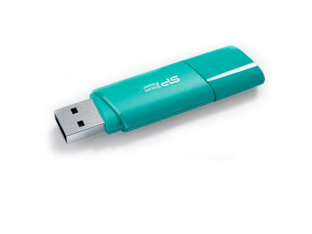 Флеш-карта Silicon Power USB Ultima U06 (16Gb, USB 2.0, голубая)