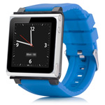 Браслет iWatchz Q Series для Apple iPod nano (6th gen) (голубой)