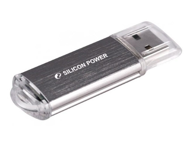 Флеш-карта Silicon Power USB Ultima II i-series (4Gb, USB 2.0, серебристая)