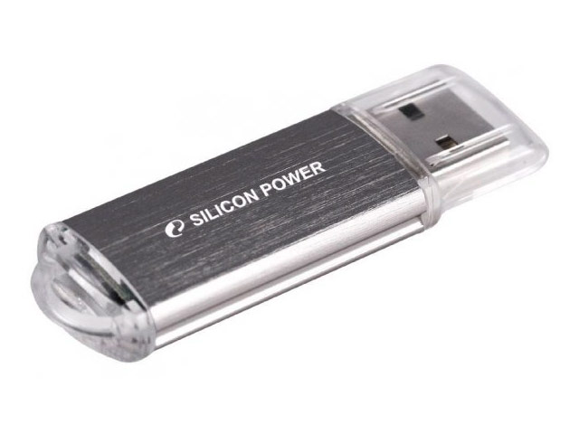 Флеш-карта Silicon Power USB Ultima II i-series (8Gb, USB 2.0, серебристая)