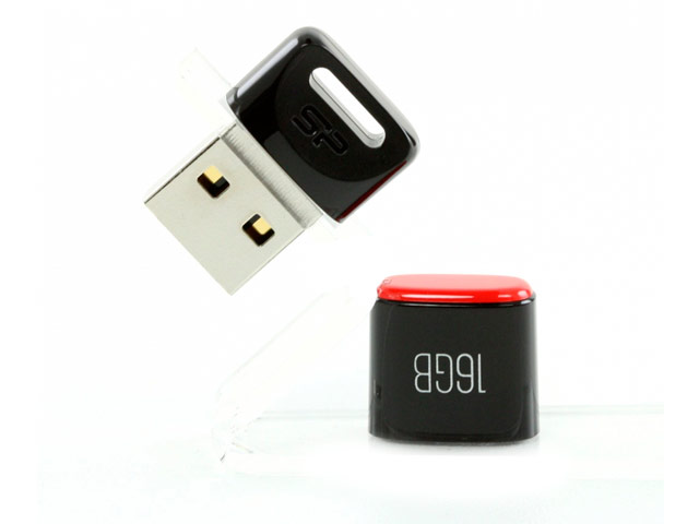 Флеш-карта Silicon Power USB Touch T06 (8Gb, USB 2.0, черная)