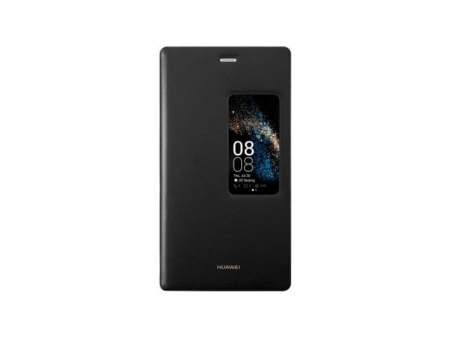 Чехол Huawei Folio case для Huawei P8 (черный, кожаный)