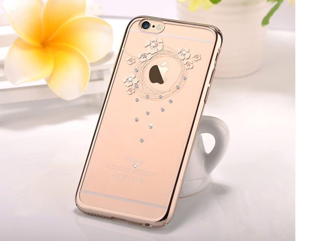 Чехол Devia Crystal Garland для Apple iPhone 6/6S (Champagne Gold, пластиковый)