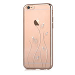 Чехол Vouni Crystal Blossom для Apple iPhone 6/6S (Champagne Gold, пластиковый)