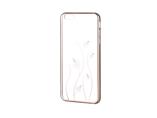 Чехол Vouni Crystal Blossom для Apple iPhone 6/6S (Champagne Gold, пластиковый)