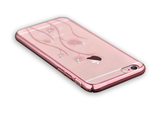 Чехол Vouni Crystal Blossom для Apple iPhone 6/6S (Rose Gold, пластиковый)