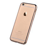 Чехол Devia Glitter Soft case для Apple iPhone 6/6S (Champagne Gold, гелевый)