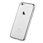 Чехол Devia Glitter Soft case для Apple iPhone 6/6S (Silver, гелевый)