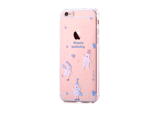 Чехол Devia Vango Soft case для Apple iPhone 6/6S (Ice Bear, гелевый)