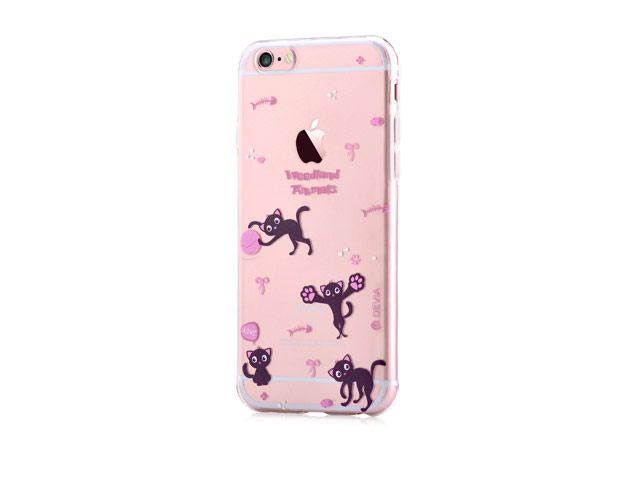 Чехол Devia Vango Soft case для Apple iPhone 6/6S (Alan Cat, гелевый)