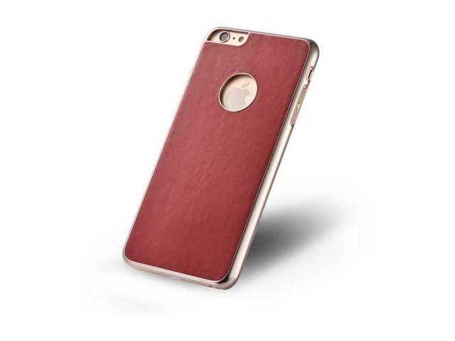Чехол Vouni Excellence case для Apple iPhone 6/6S (красный, кожаный)