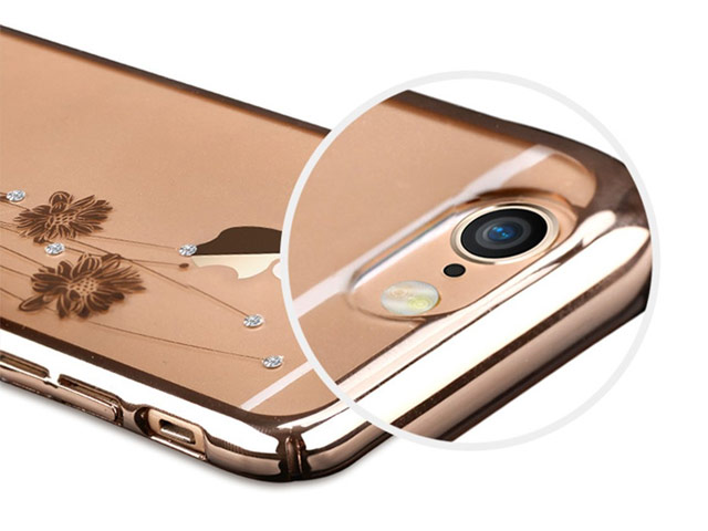 Чехол Comma Crystal Ballet для Apple iPhone 6/6S (Champagne Gold, пластиковый)