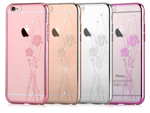 Чехол Comma Crystal Ballet для Apple iPhone 6/6S (Champagne Gold, пластиковый)