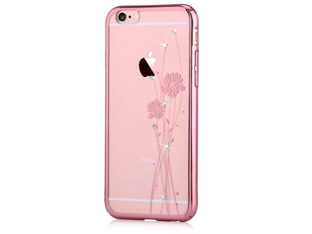 Чехол Comma Crystal Ballet для Apple iPhone 6/6S (Rose Gold, пластиковый)