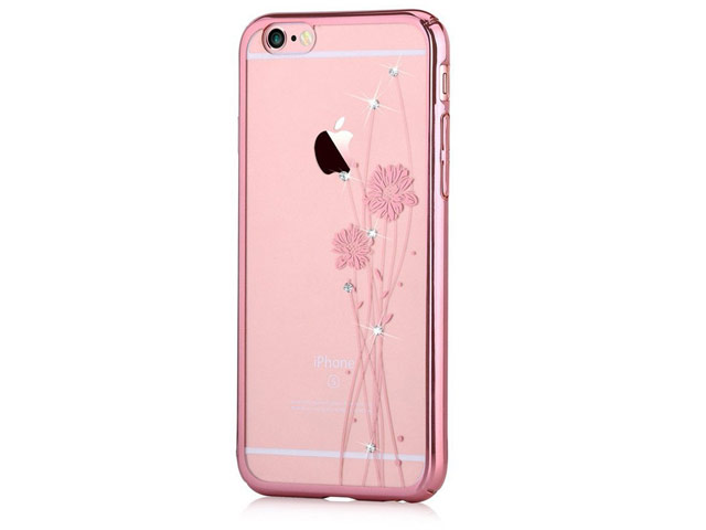 Чехол Comma Crystal Ballet для Apple iPhone 6/6S (Rose Gold, пластиковый)