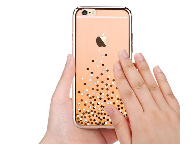 Чехол Comma Unique Polka 360 для Apple iPhone 6/6S (Champagne Gold, пластиковый)