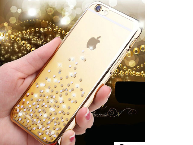 Чехол Comma Unique Polka 360 для Apple iPhone 6/6S (Champagne Gold, пластиковый)