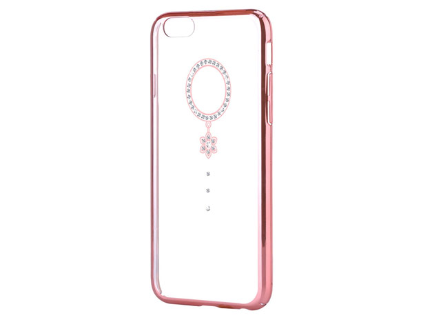 Чехол Comma Crystal Camelia для Apple iPhone 6/6S (White Diamond, пластиковый)