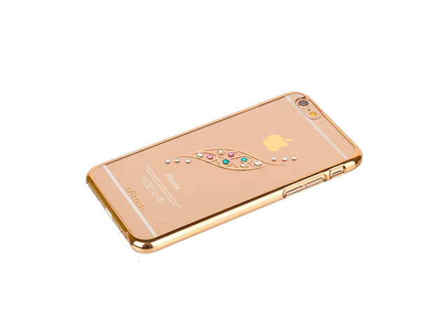 Чехол RGBMIX X-Fitted Graceful Leaf для Apple iPhone 6/6S (золотистый, пластиковый)