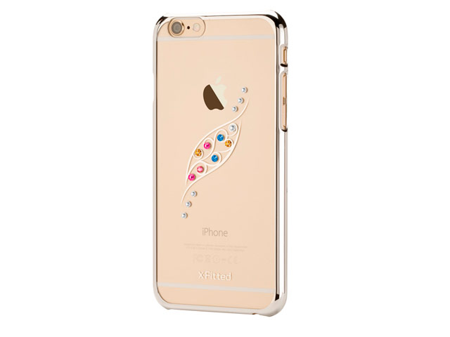 Чехол RGBMIX X-Fitted Graceful Leaf для Apple iPhone 6/6S (золотистый, пластиковый)