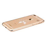Чехол RGBMIX X-Fitted Classic Butterfly для Apple iPhone 6/6S (золотистый, пластиковый)