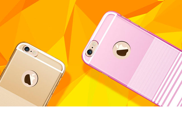Чехол RGBMIX X-Fitted Grace Leaf для Apple iPhone 6/6S (розовый, пластиковый)