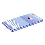 Чехол RGBMIX X-Fitted Grace Leaf для Apple iPhone 6/6S (синий, пластиковый)