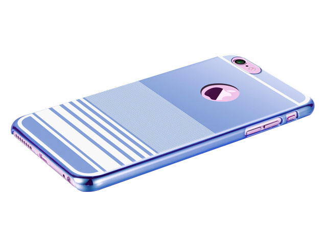 Чехол RGBMIX X-Fitted Grace Leaf для Apple iPhone 6/6S (синий, пластиковый)