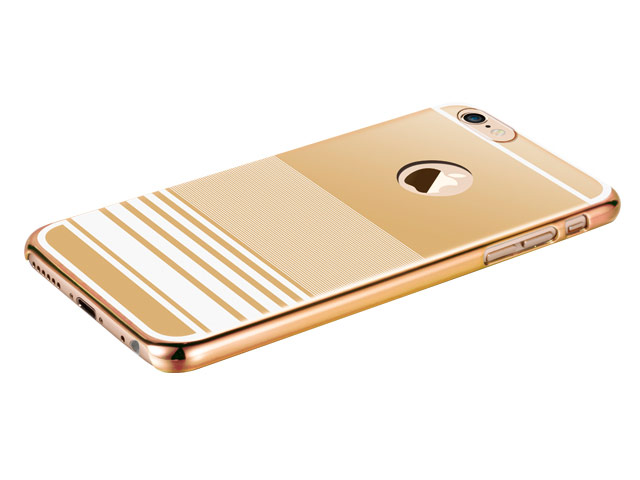 Чехол RGBMIX X-Fitted Grace Leaf для Apple iPhone 6/6S (золотистый, пластиковый)