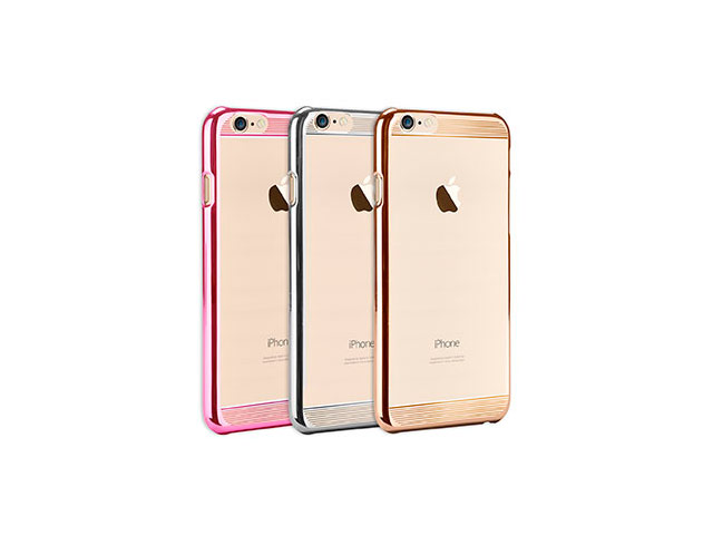 Чехол RGBMIX X-Fitted Moon Series для Apple iPhone 6/6S (золотистый, пластиковый)