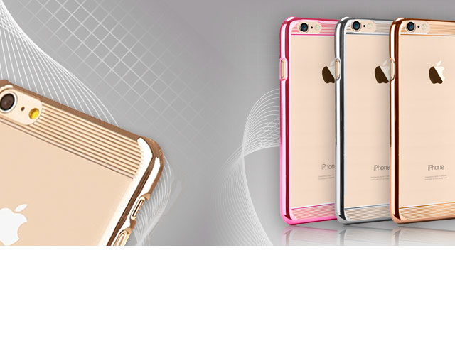 Чехол RGBMIX X-Fitted Moon Series для Apple iPhone 6/6S (золотистый, пластиковый)