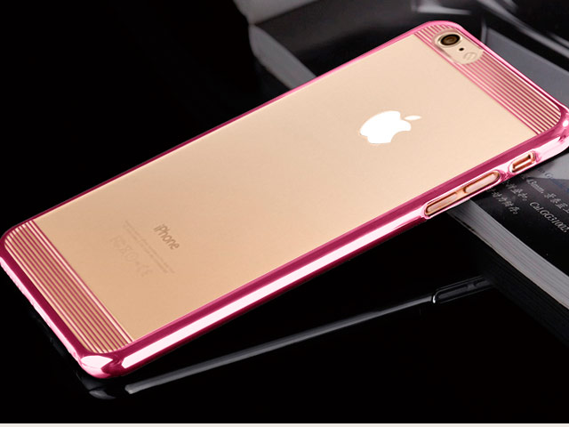 Чехол RGBMIX X-Fitted Moon Series для Apple iPhone 6/6S (розовый, пластиковый)
