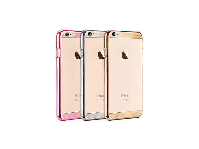 Чехол RGBMIX X-Fitted Moon Series для Apple iPhone 6/6S (розовый, пластиковый)