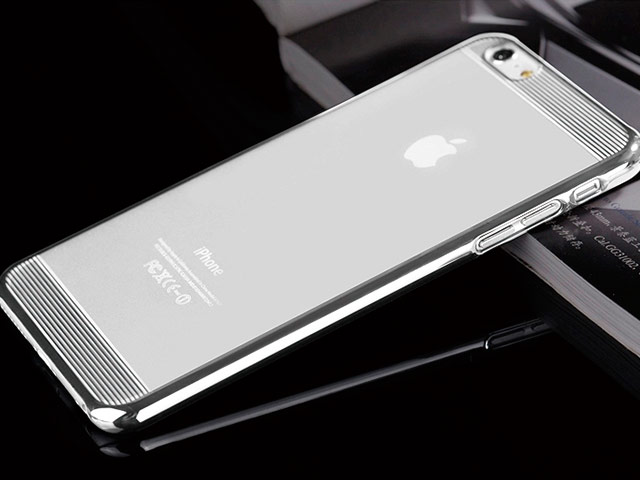 Чехол RGBMIX X-Fitted Moon Series для Apple iPhone 6/6S (серебристый, пластиковый)
