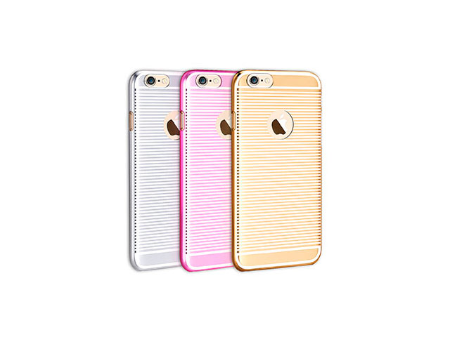 Чехол RGBMIX X-Fitted Icon Pro Zebra для Apple iPhone 6/6S (золотистый, пластиковый)