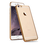 Чехол RGBMIX X-Fitted Full Protection для Apple iPhone 6/6S (Champagne Gold, гелевый)