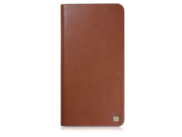 Кошелек Just Must Wallet Collection (коричневый, кожаный, валютник, размер M)