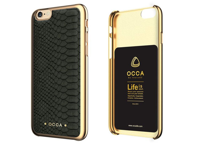 Чехол Occa Wild Collection для Apple iPhone 6/6S (черный, кожаный)